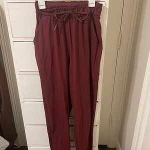 Maroon/Red Lulu Joggers